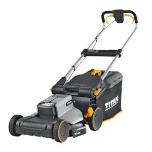 Tondeuse sans fil 36 V 37 cm, guidon réglable et téléscopique