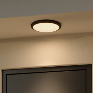 Plafonnier noir led IP65