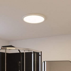 Plafonnier de salle de bain blanc 30 CM "ANATA"