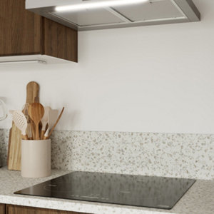 Bandes de crédence de cuisine et salle de bains "TERRAZZO" L. 20 cm X l. 240 cm x Ep. 0,8 cm