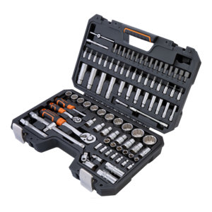 Coffret douilles 1/4 et 1/2, 94 pièces