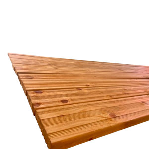 Lame de terrasse épicéa marron traitée autoclave - Long. 2240 x Larg. 95 x Ep. 20 mm