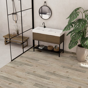 Carrelage de sol intérieur Jorel 15 x 90 cm 1,08 m²