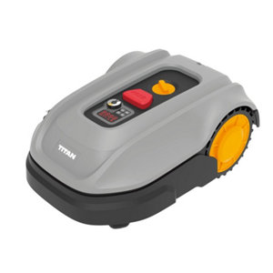 Robot tondeuse 20 V 800 M² 18 cm avec batterie 2,5 Ah.