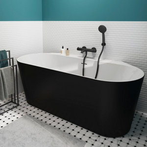 Baignoire ilot murale 170 x 75 cm Belline