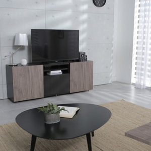 Tablette mélaminée chêne gris L. 200 cm x Ep. 1,8 mm x l. 60 cm