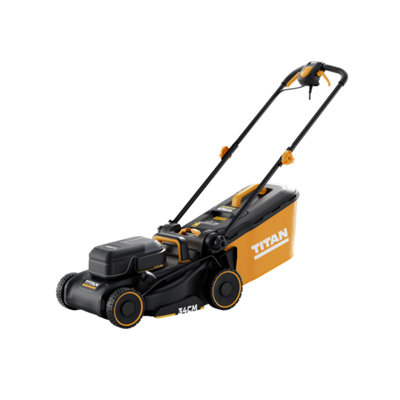 Tondeuse Électrique 1400 W Coupe 34 Cm Hauteur Réglable Mulching