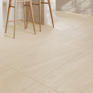 Carrelage de sol intérieur grès cérame 60 x 120 cm "Versovo" beige