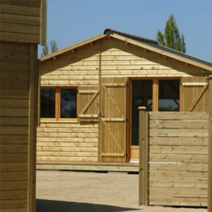 6 lames de bardages L. 210 cm x l. 14,5 cm x Ep. 18 mm