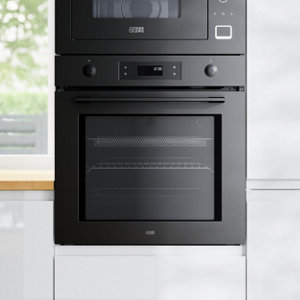 Four multifonction verre noir 70L - 59,5 x 59,5 x 55,5 cm