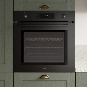 Four pyrolyse verre noir 70L -  59,5 x 59,5 x 55,5 cm