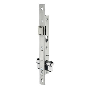 Serrure à pêne à ressort pour porte bois cylindre européen axe 10,5 mm