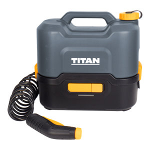 Pulvérisateur batterie 12 V 8 L pression 5 à 7 bars tuyau 3 m