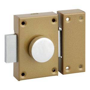 Verrou à bouton auto cambre axe 30 mm