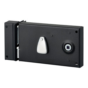 Serrure applique horizontale 1 2TR 140X80 gauche, 1 clé 