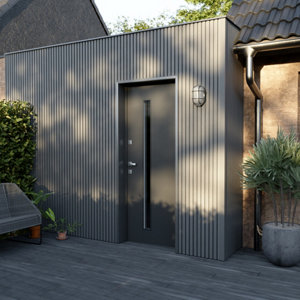 Lot 2 bardages en composite L. 250 cm x l. 21,6 cm x Ep. 2,8 cm