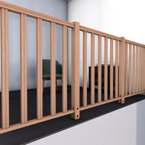 Poteau à Plat Hêtre KEO