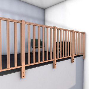 Kit balustre Hêtre Keo 1m