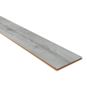 Sol stratifié à clipser AC4 couleur gris "AVALON" - 1383 x 193  x Ep. 7 mm