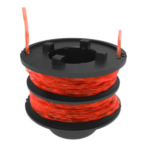 Bobine de fil noir pour coupe-bordure 250 W diamètre 1,4 mm largeur 23 cm