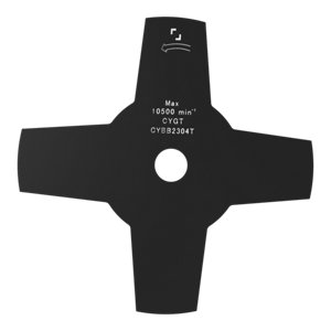 Lame de débroussailleuse 23 cm acier 65 mn