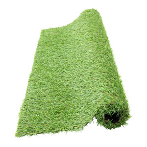 Gazon artificiel vert fibres 25 mm avec drainage - rouleau 4 x 2 m