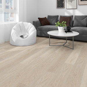 Sol en PVC 122X18,1 cm couleur foncé avec sous couche intégrée 4+1 mm "BAMAC"