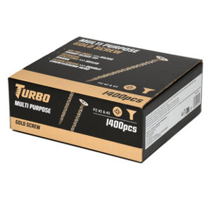 Pack 1400 vis PZ acier zingué 3,5-6x30-100 mm multi-matériaux