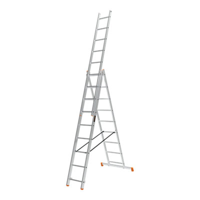 Échelle multiposition 3 éléments Magnusson en aluminium charge maxi 150 kg hauteur maxi 5 65