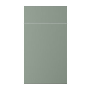 Porte de meuble de cuisine HONORIC vert mat H71,5 × L39,7 cm