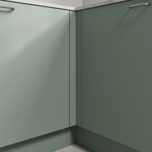 Cornière d'angle meuble bas de cuisine HONORIC vert mat H71,5 × L5,9 cm