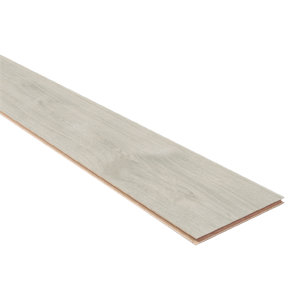 Sol stratifié à clipser FERRARA CHILLWOOD effet chêne naturel gris, AC5 - 138,3x19,3 cm, Ep. 10 mm
