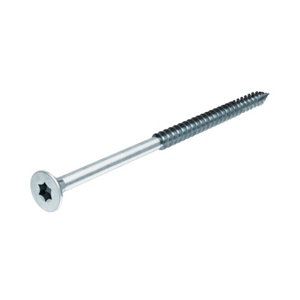 Lot de 120 vis multi materiaux tete fraisee TX30 acier 6 x 140 mm
