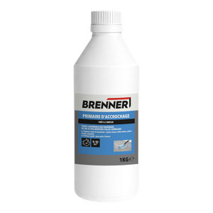 Primaire d’accrochage polyvalent 1 kg pour sols et murs intérieurs extérieurs blanc mat
