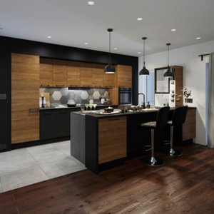 Cuisine Basilie chêne fumé