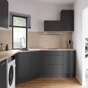 Cuisine Dorice anthracite mat