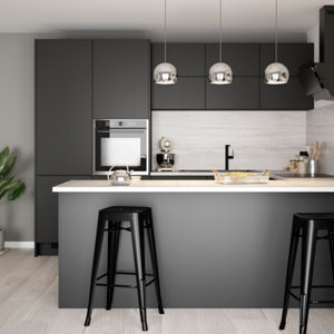 Cuisine Heline noir mat