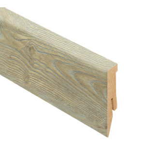 Plinthe MDF marron mat TOPEKA - L. 260 x H. 7 x Ép. 1 cm