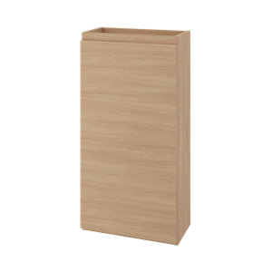 Meuble lave-mains à poser décor imitation chêne clair IDALIE 79 x 43,5 x 23,2 cm