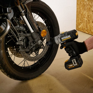 Visseuse à choc sans fil 18 V vitesse variable couple 400 Nm avec éclairage LED