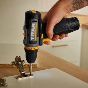 Perceuse visseuse sans fil 12 V batterie 2 Ah mandrin 10 mm couple 30 Nm