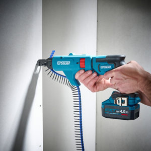 Visseuse à cloisons 18V brushless bleu avec réglage profondeur sans outil