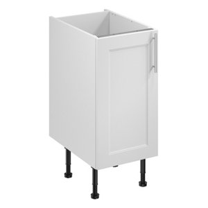 Meuble bas "Florie" blanc mat l.40 x h.72 x p.57 cm 1 porte