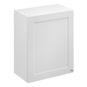 Meuble haut "Florie" blanc mat l.60 x h.72 x p.32 cm 1 porte