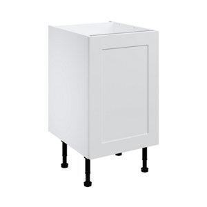 Meuble bas "Florie" blanc mat l.50 x h.72 x p.57 cm 1 porte