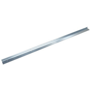 Support métallique argenté pour plan de toilette 95 cm meuble sous-vasque