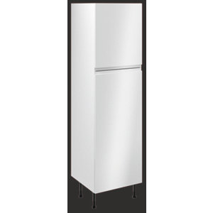 Colonne "Glorian" blanc brillant l.60 x h.201 x p.57 cm 2 portes