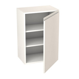 Meuble haut "Glorian" blanc brillant l.50 x h.72 x p.32 cm 1 porte