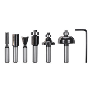 SET FRAISE DEFONCEUSE 6 PCS TITAN  