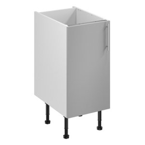 Meuble bas "Adèle" gris mat l.40 x h.72 x p.57 cm 1 porte